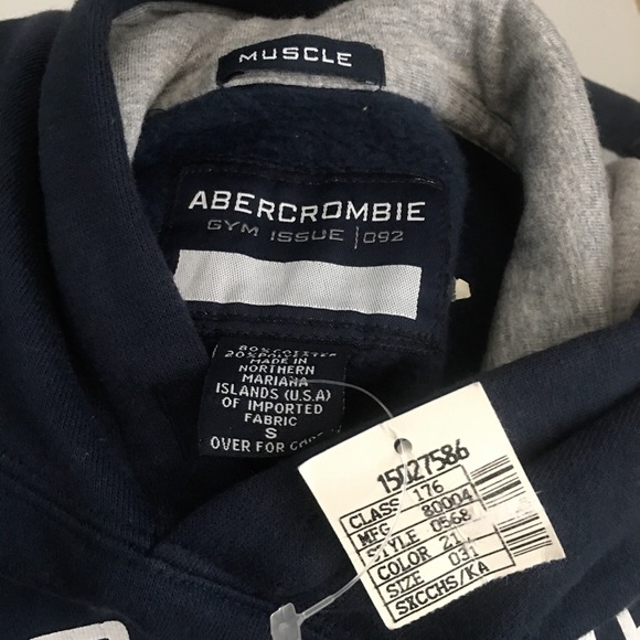 Abercrombie & fitch 2000s/Y2k black gray  sweater - Picture 3 of 5